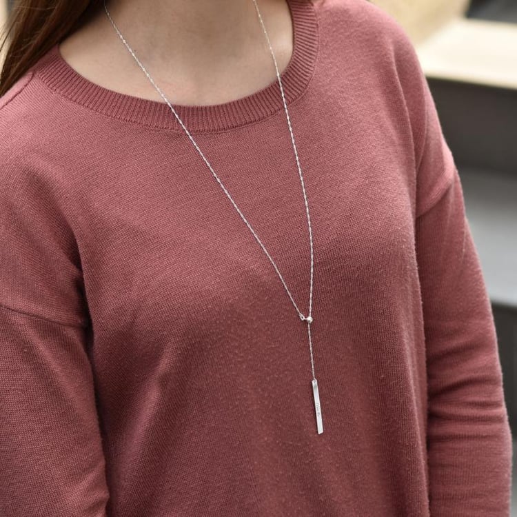 Elegantní náhrdelník s gravírom 42493