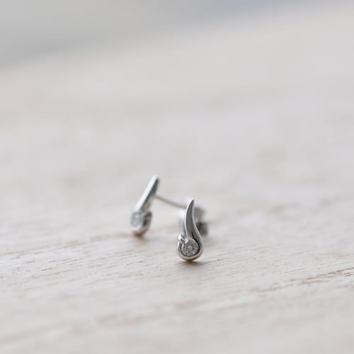 Elegantné náušnice s 0.20 ct diamantmi Janine