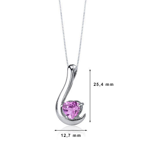 Zafírový náhrdelník strieborný 2254