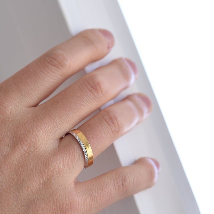 Pánsky snubný prsteň 64273