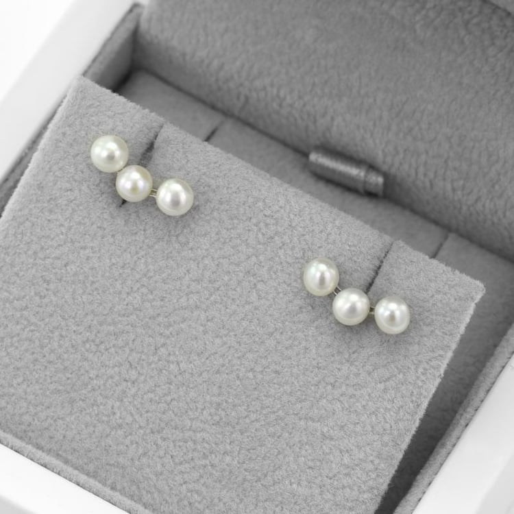 Romantické náušnice s perlami 51782