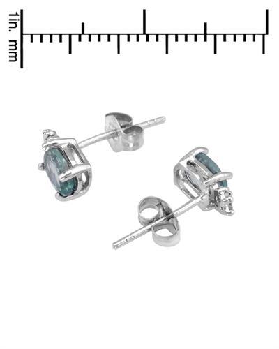 Náušnice s diamantmi a alexandritmi 54507