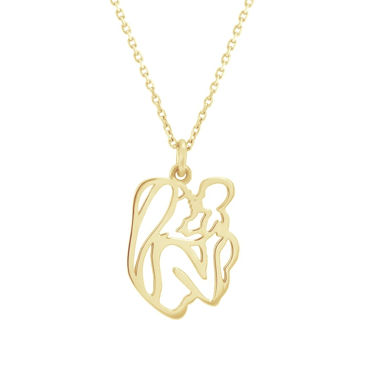 Pozlatený prívesok zo striebra 83742