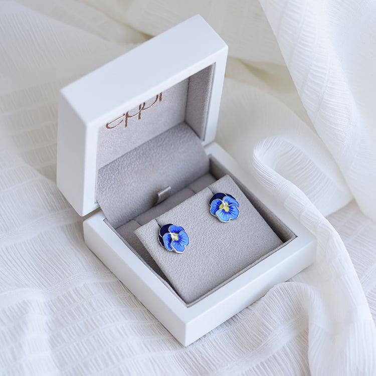 Strieborné náušnice 64160