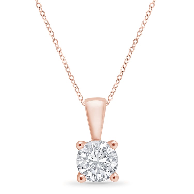 Strieborný prívesok s výberom karátovej váhy lab-grown diamantu Stacey 104305