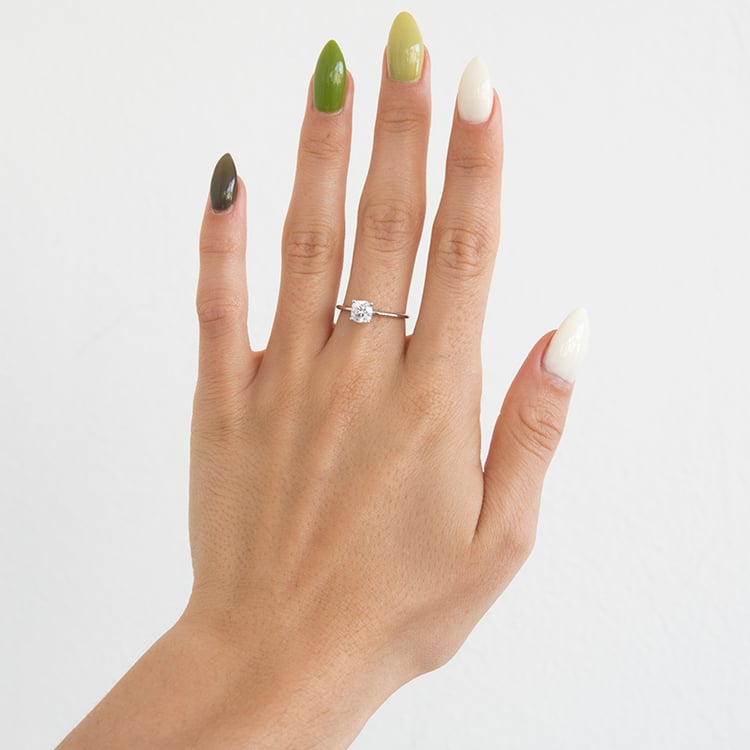 Zásnubný prsteň s cushion diamantom Kuba 121329