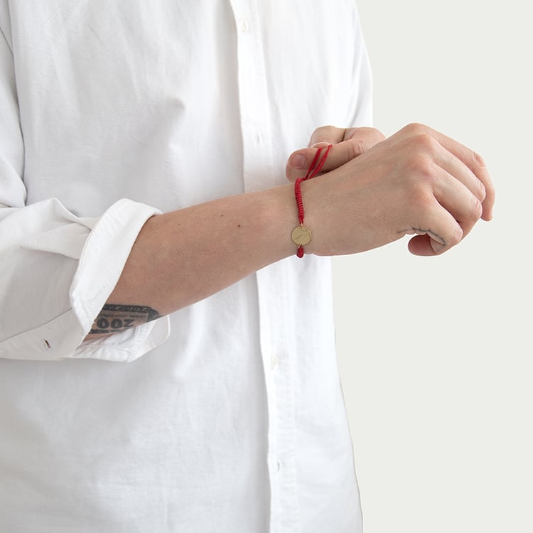 Povrázkový náramok lopta s gravírom vašej voľby Tennis 125641