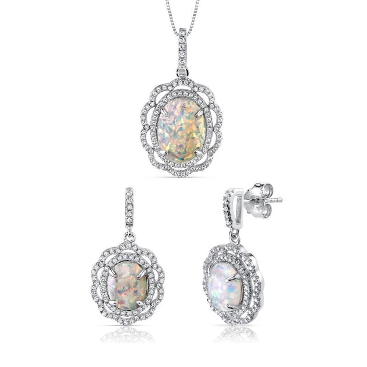 Strieborná kolekcia s opálmi