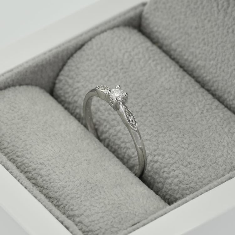 Zásnubný zlatý prsteň 91521