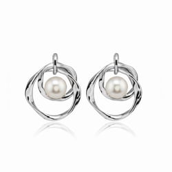 Perlové náušnice zo striebra Thalia