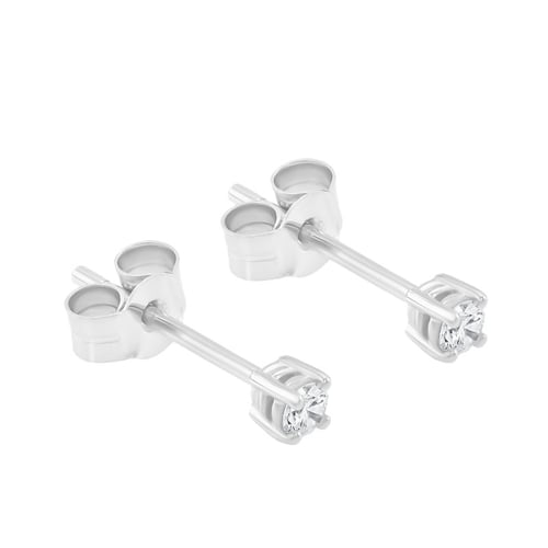 Napichovacie náušnice s 0.12ct diamantmi Aquene