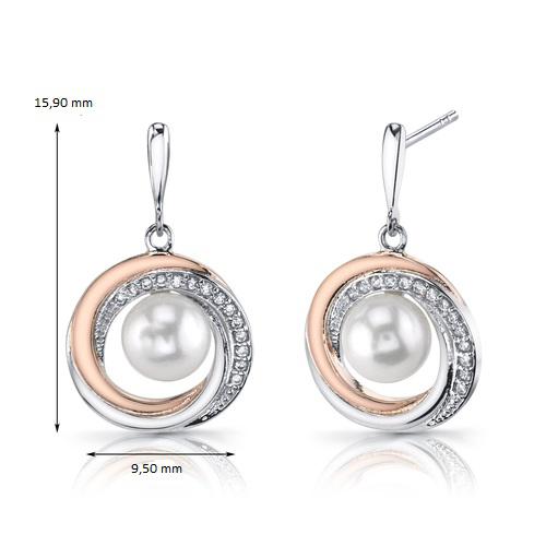 Náušnice s perlami Taniwi 8981