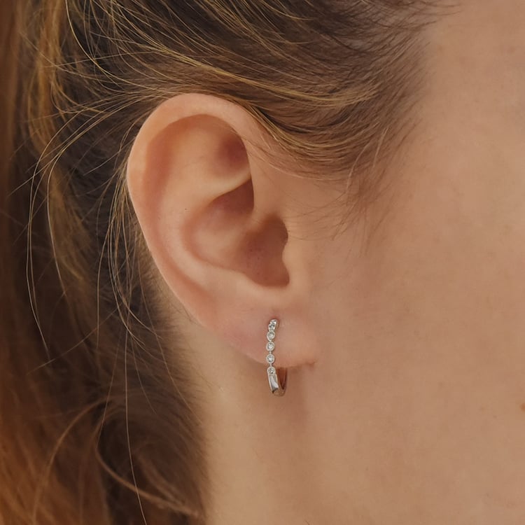 Diamantové náušnice zo zlata 93767