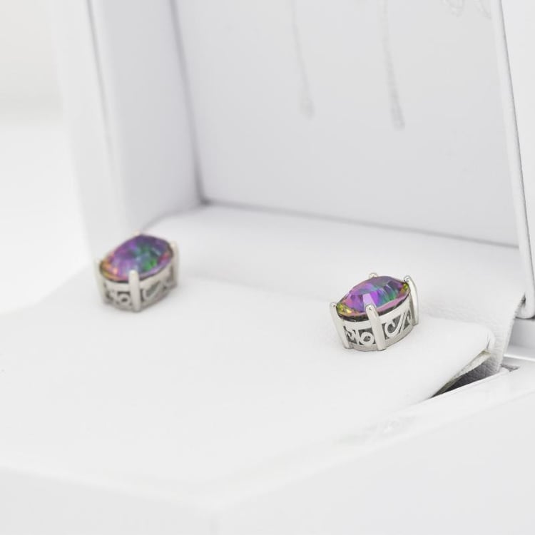 Náušnice s quartzmi 15489