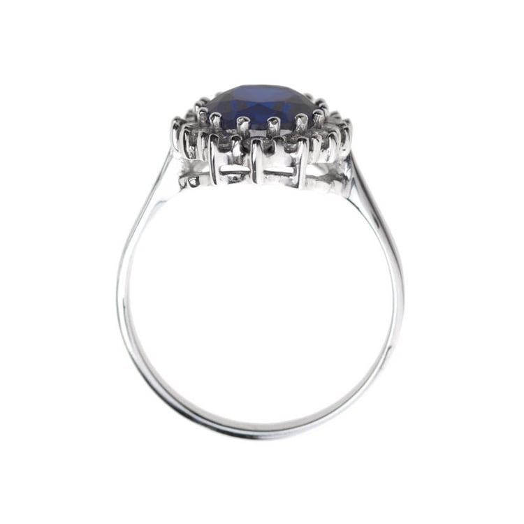 Zafírový zlatý prsteň 52768