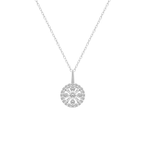Trblietavý prívesok s lab-grown diamanty Janika