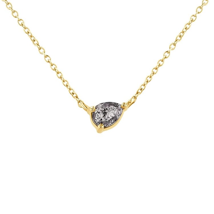 Náhrdelník s pear salt and pepper diamantom Jazmyn 128287