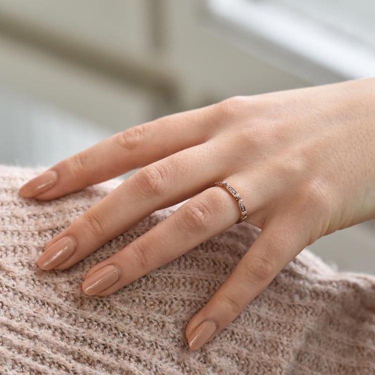 Prsteň s diamantmi 39691