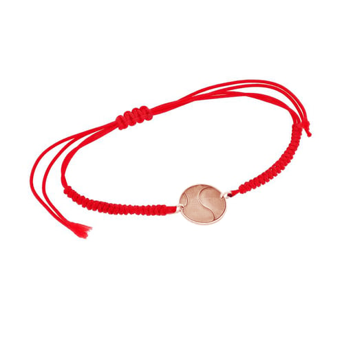 Povrázkový náramok lopta s gravírom vašej voľby Tennis