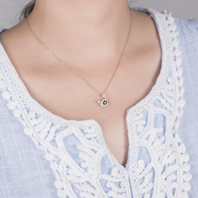 Náhrdelník v tvare raka 18433