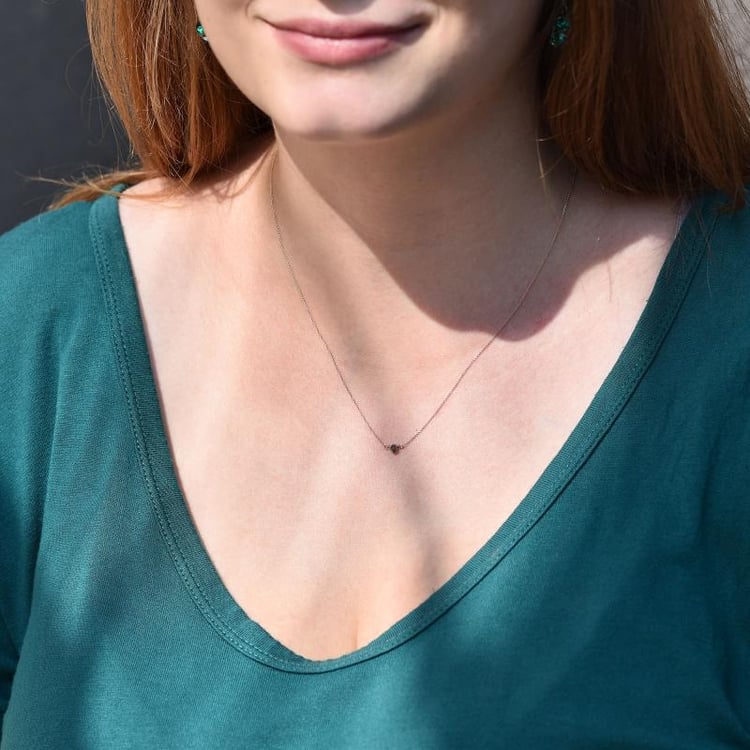 Zlatý náhrdelník s diamantom 33527