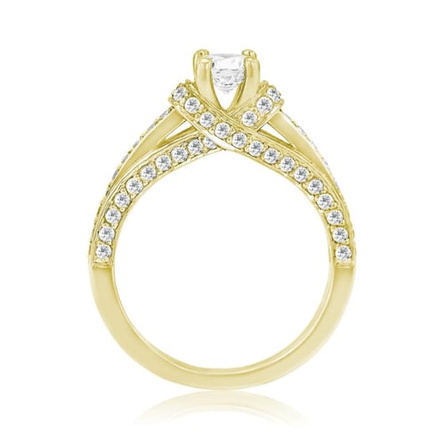 Luxusný zásnubný prsteň s diamantmi Jiezel