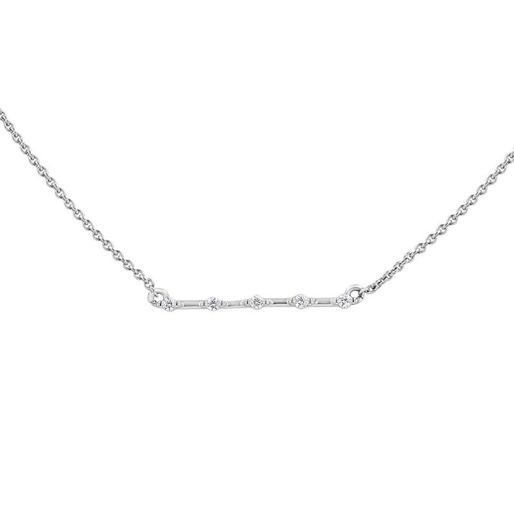 Minimalistický náhrdelník s lab-grown diamantmi Miles 140856
