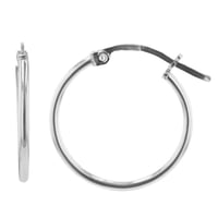 Strieborné kruhové náušnice Aseem