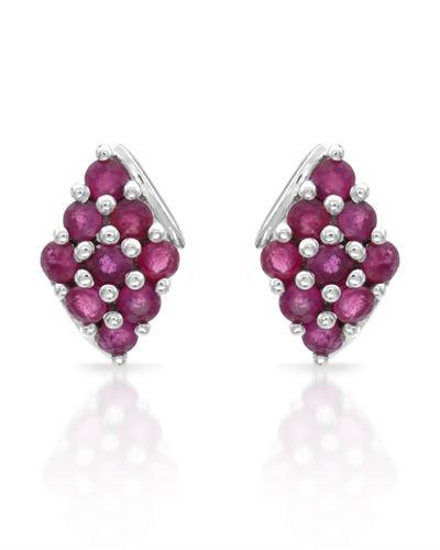 Rubínové náušnice