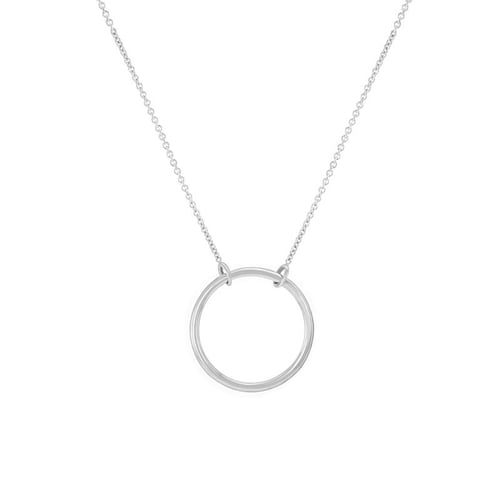Zlatý náhrdelník minimalistického tvaru Karma