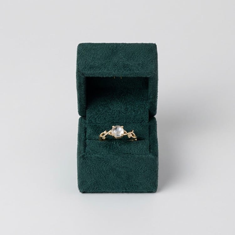 Rozvodový prsteň s mesačným kameňom a diamantmi Harry 165665