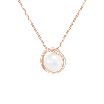 Strieborný perlový prívesok Colton