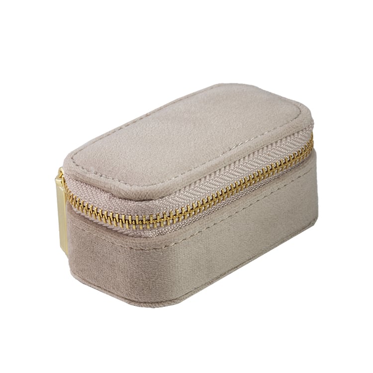 Malá béžová cestovná šperkovnica Safey