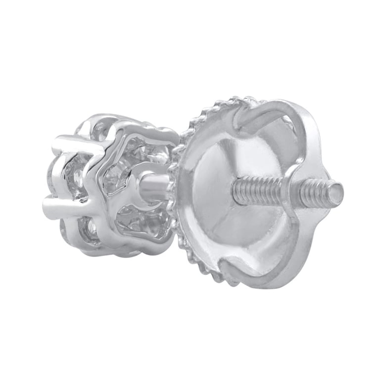 Náušnice s diamantmi 19345