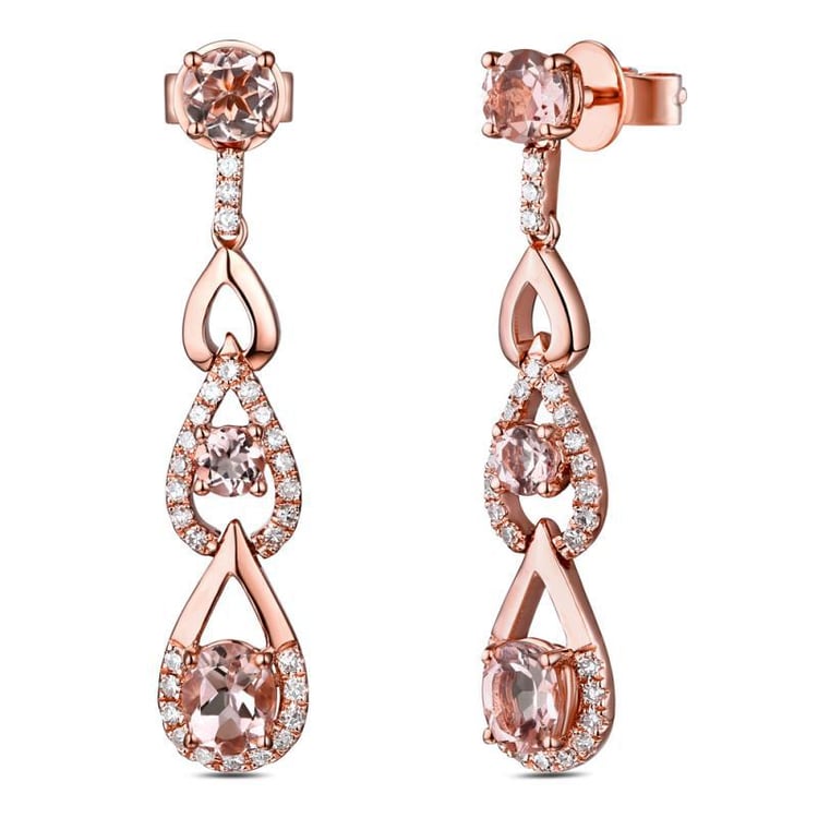 Zlaté visacie náušnice 12699