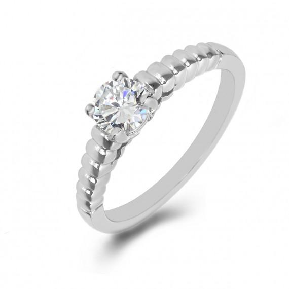 Platinový prsteň Lemy