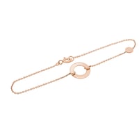 Zlatý fashion náramok s diamantom Vadelejka