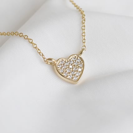 Diamantový náhrdelník v tvare srdca Hey