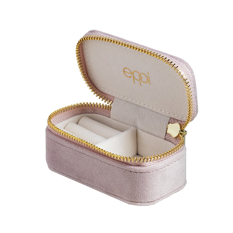 Malá ružová cestovná šperkovnica Safey 146222