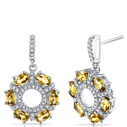 Strieborné náušnice Samizi