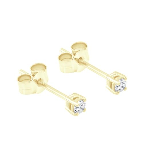 Napichovacie náušnice s 0.12ct diamantmi Aquene