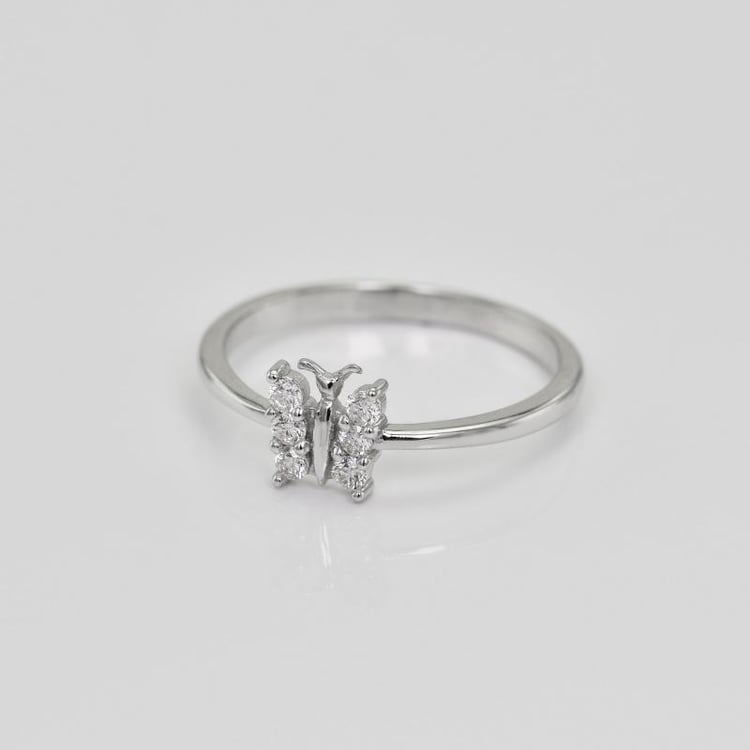 Zásnubný prsteň s motýlkom 19786