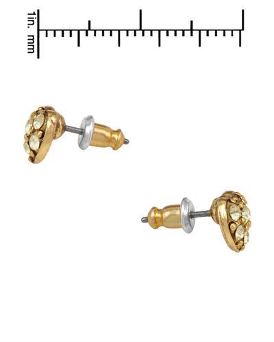 Náušnice srdcia s kryštálmi 1827