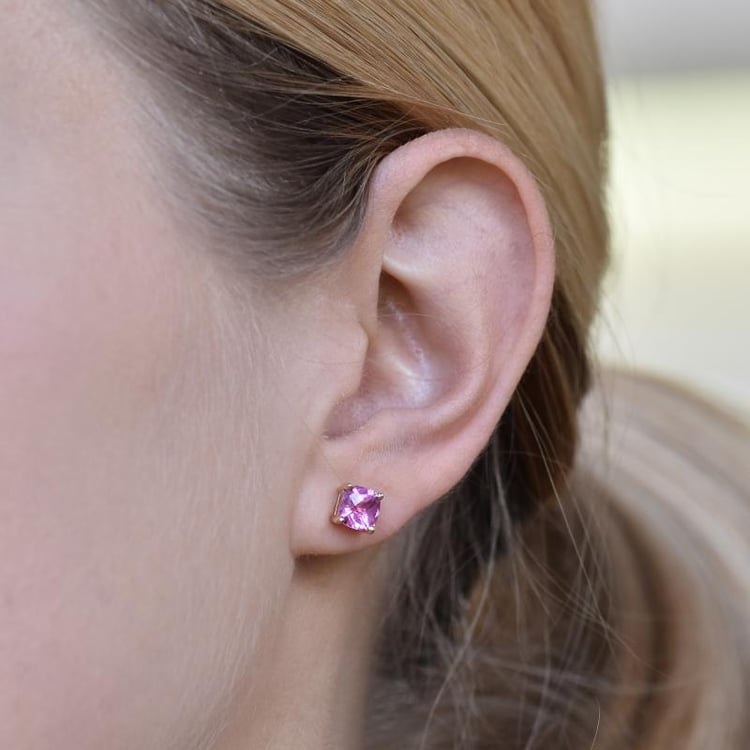 Náušnice so zafírmi 25358