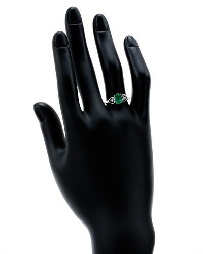 Smaragdový prsteň srdiečko 54449