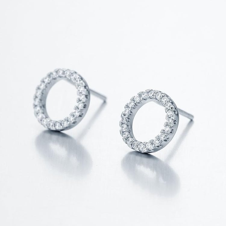 Platinované strieborné náušnice Chinita 7488