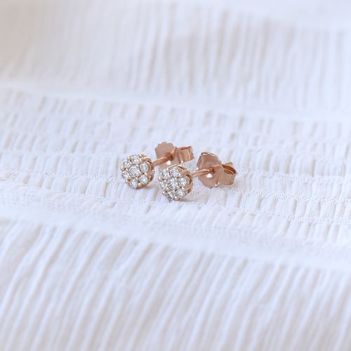 Elegantné diamantové náušnice Restia