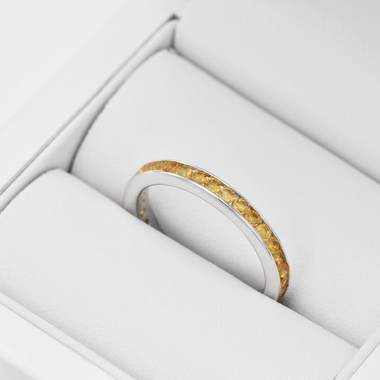 Citrínový prsteň 14435