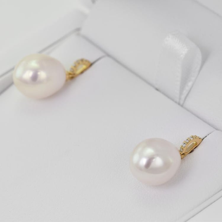 Perlové náušnice 22633