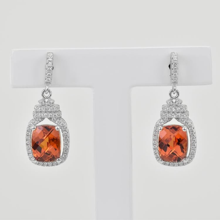 Náušnice so zafírmi 28527